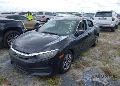 2016 Honda Civic Lx из США, поврежденный, VIN 19XFC2F53GE006599